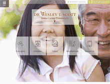 Tablet Screenshot of drwesleyscottsenior.com